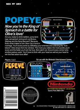 Popeye (World) (Rev 1) box cover back